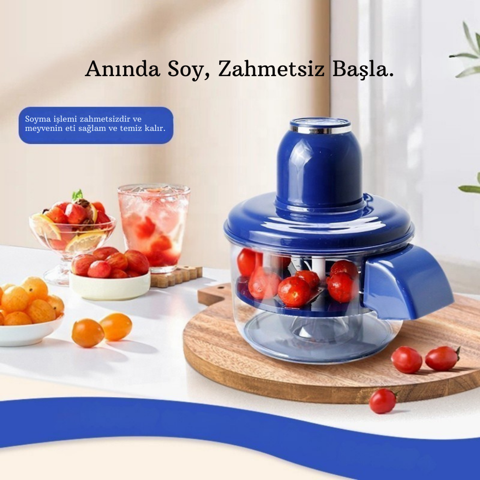Şarjlı Meyve & Sebze Soyucu – Zahmetsiz ve Hızlı!
