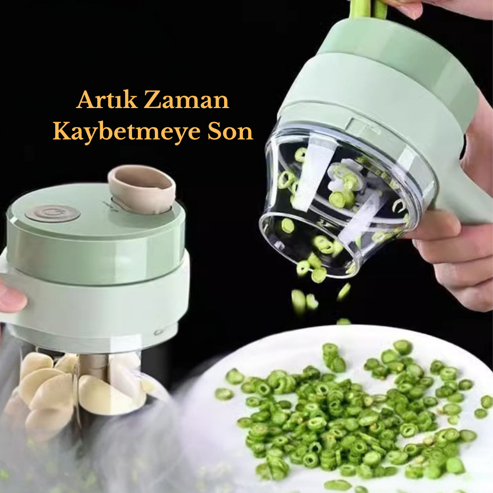 Velur Şarjlı Sebze Doğrayıcı