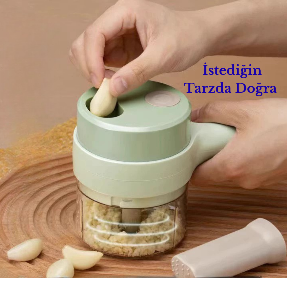 Velur Şarjlı Sebze Doğrayıcı