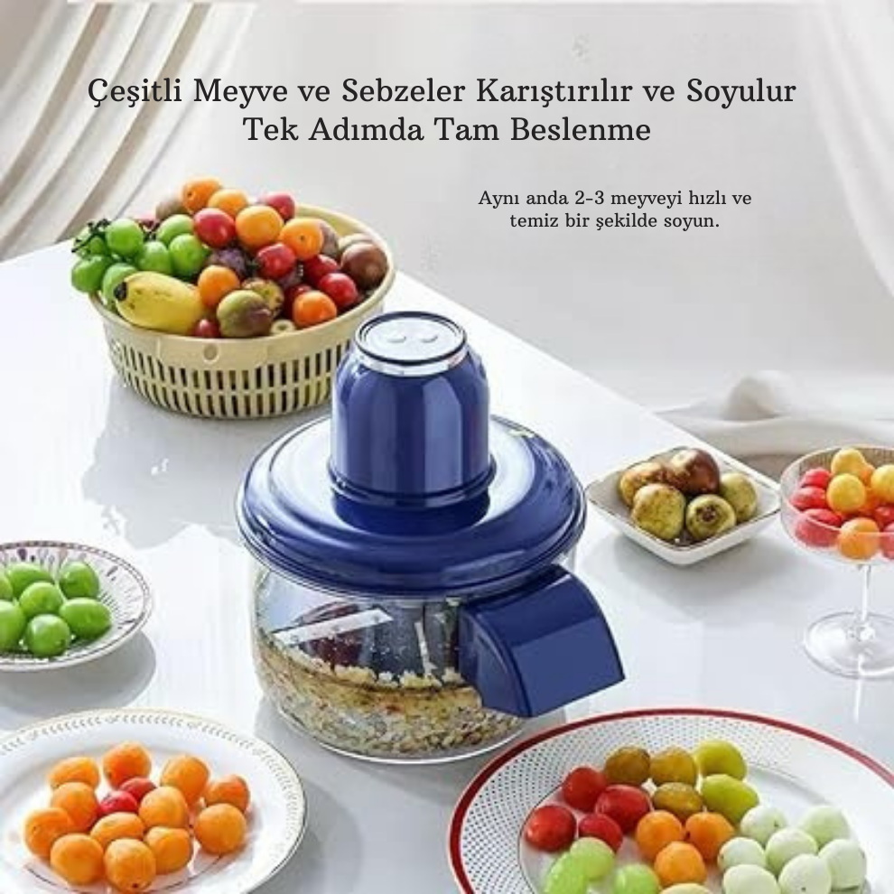 Şarjlı Meyve & Sebze Soyucu – Zahmetsiz ve Hızlı!