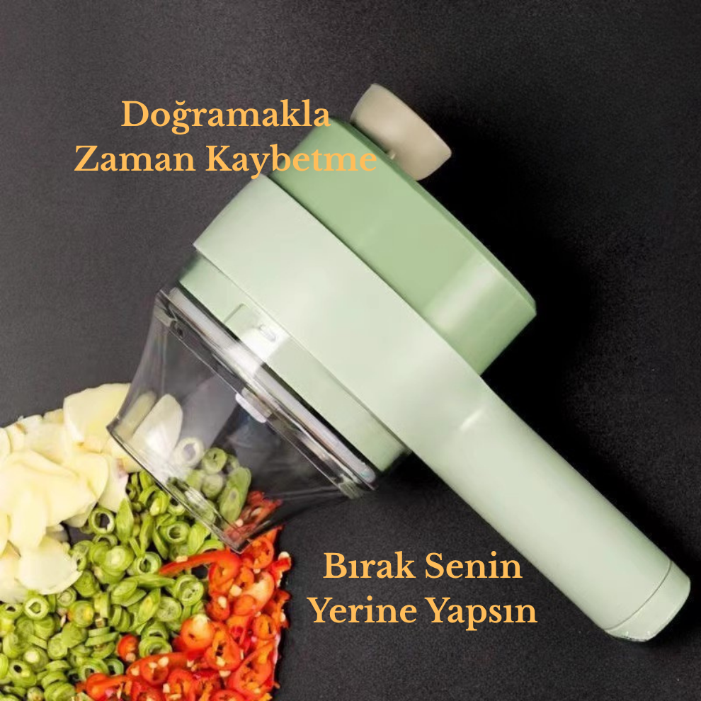 Velur Şarjlı Sebze Doğrayıcı