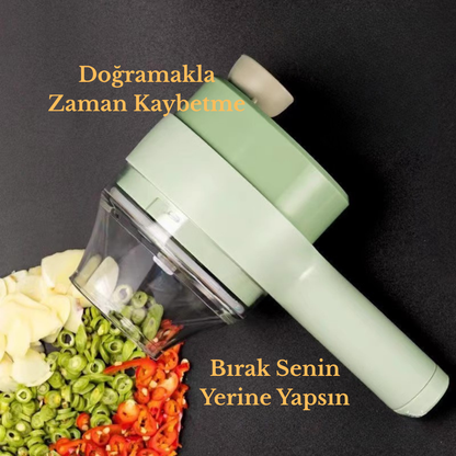 Velur Şarjlı Sebze Doğrayıcı