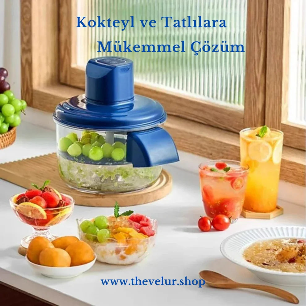 Velur Şarjlı Meyve ve Sebze Soyucu